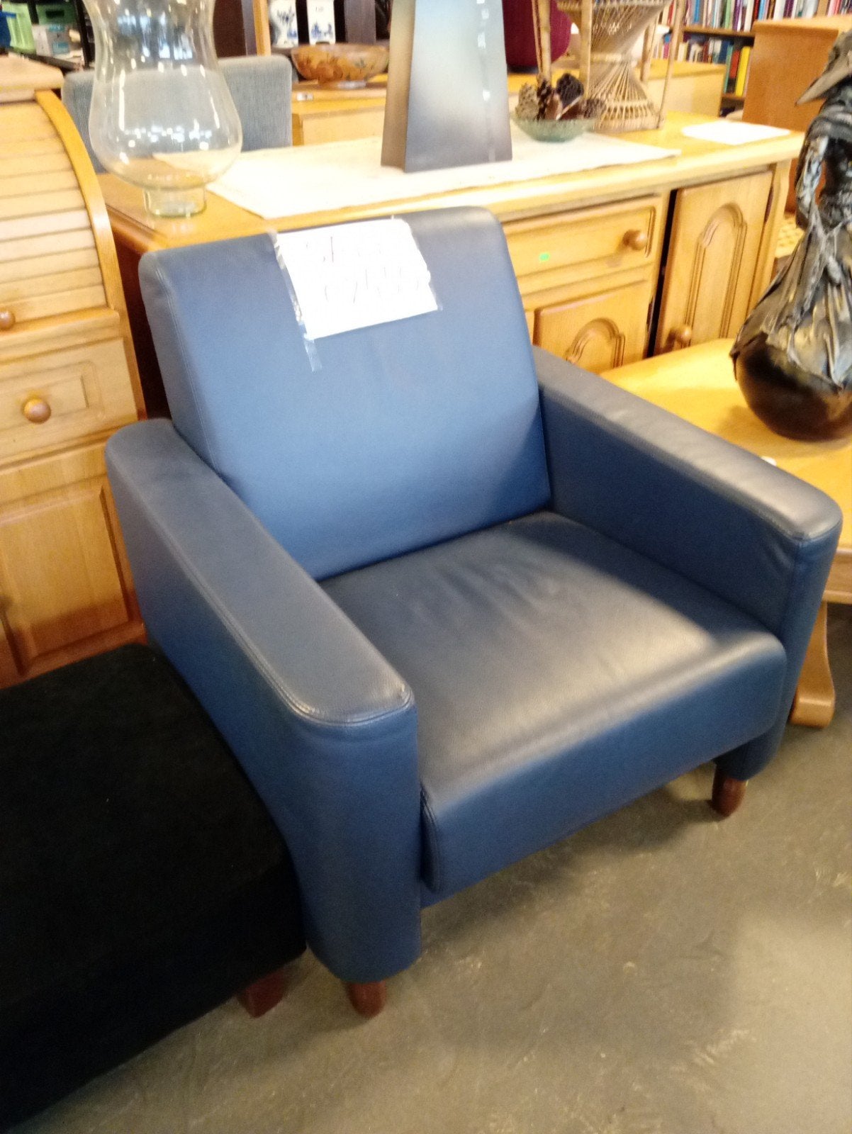 Leren fauteuil, Lookline, stoel, Ophalen, 75 tot 100 cm, 50 tot 75 cm