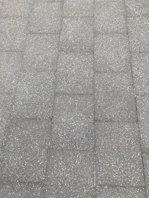 TERRASTEGELS  28 X 21 X 5  ( GRATIS ), Ophalen, Gebruikt, 10 m² of meer, Beton