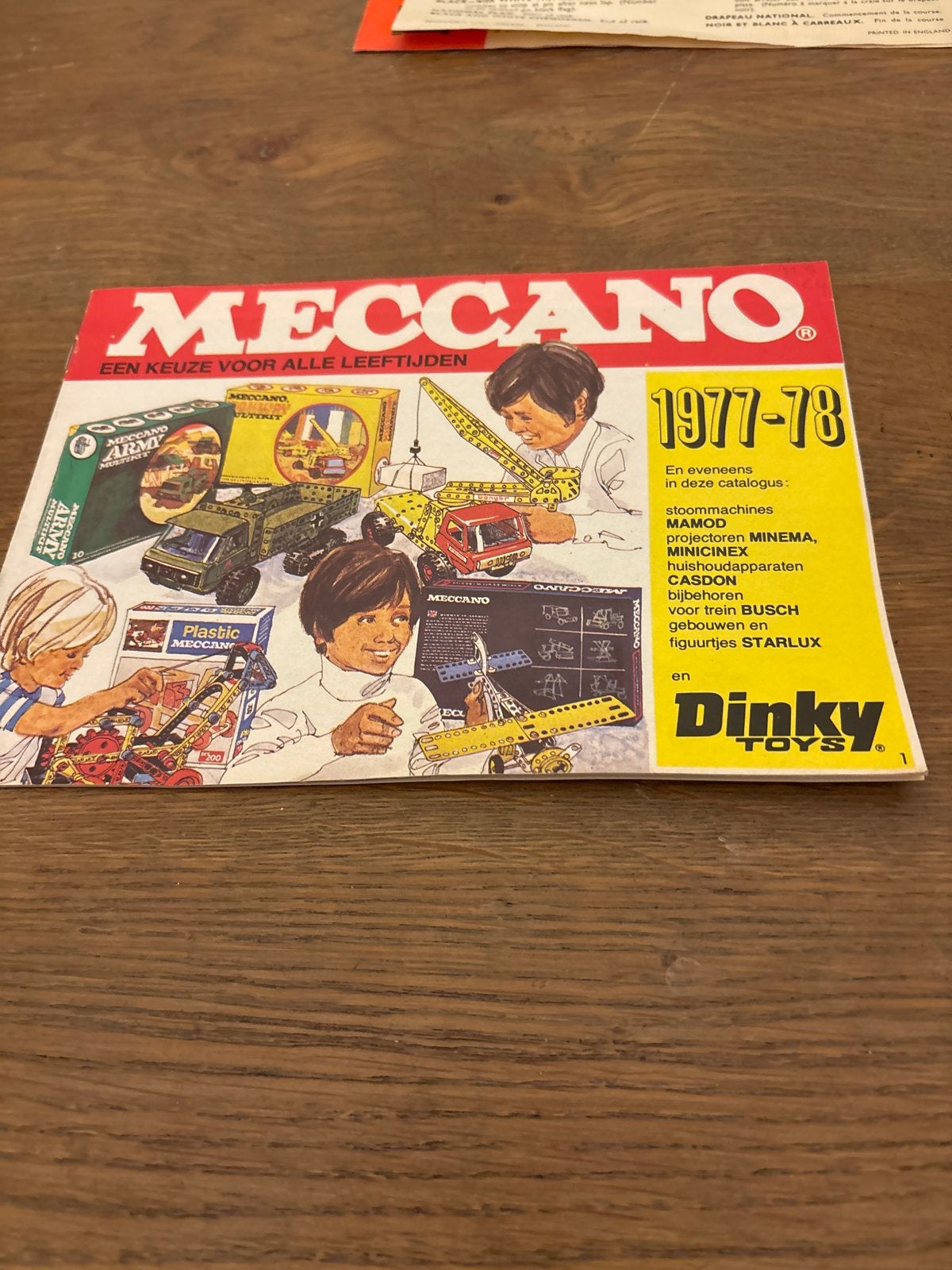Meccano Dinky Toys Catalogus 1977-1978, Ophalen of Verzenden