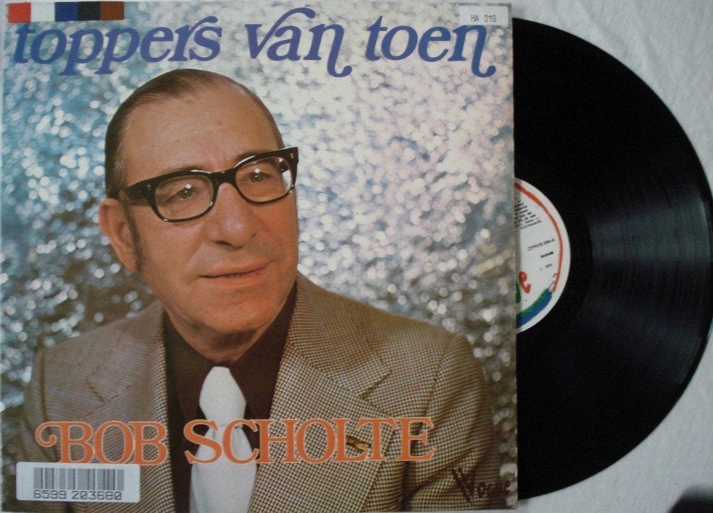 Bob Scholte - Toppers van toen, LP, Gebruikt, Overige genres, Ophalen of Verzenden