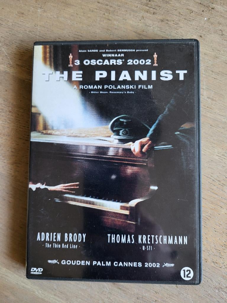 DVD The pianist - polanski - Adrien Brody - WOII, Alle leeftijden, Ophalen of Verzenden, Zo goed als nieuw