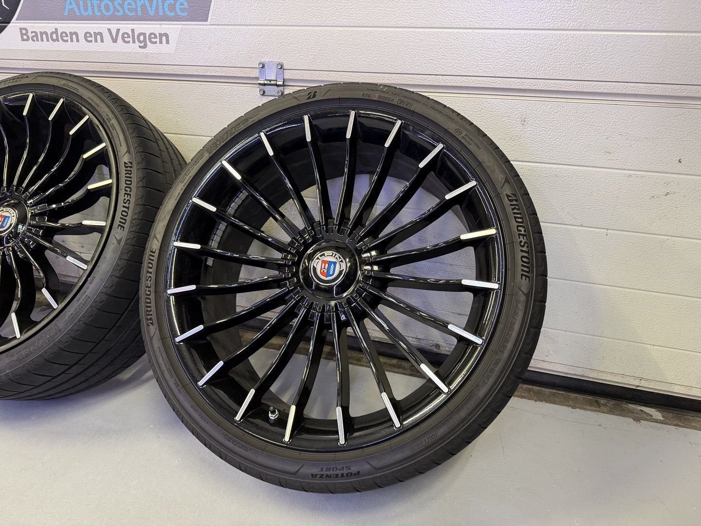 21inch BMW Alpina Style Breedset Velgen! 5x112/5x120 F10F12F, Auto-onderdelen, Banden en Velgen, Gebruikt, -, -, Banden en Velgen