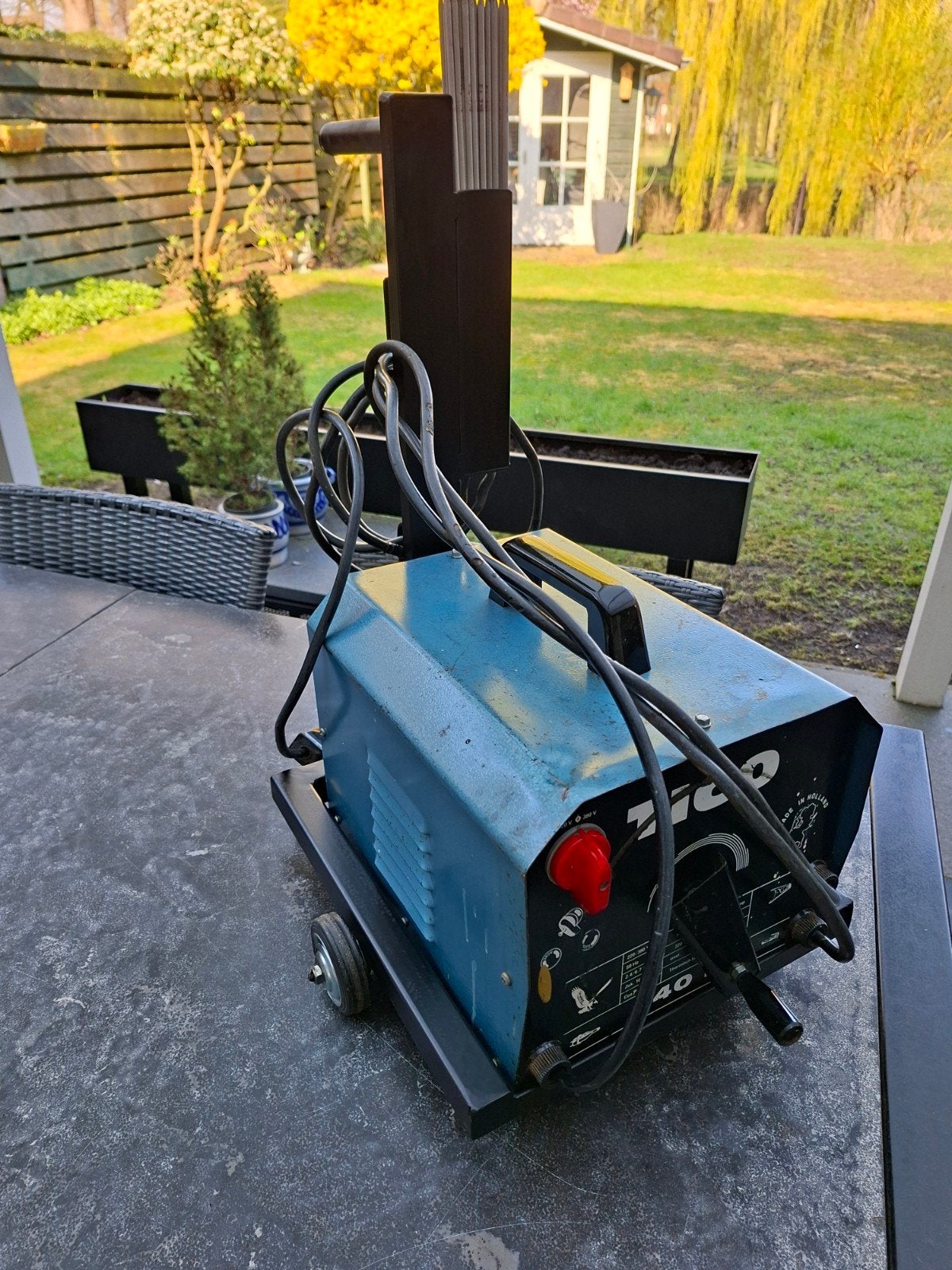 Lasapparaat 220volt merk TICO Nederlands fabrikaat, Ophalen, Elektroden