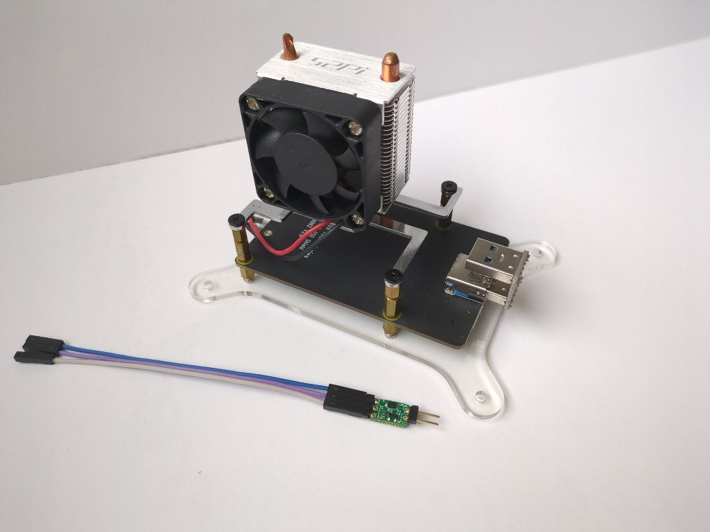 Raspberry Pi tower cooler + SSD shield, Ophalen of Verzenden, Zo goed als nieuw