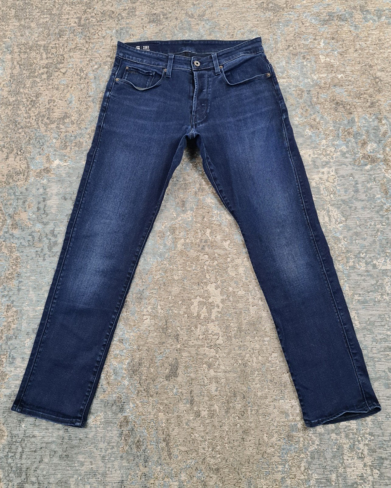 G-Star 3301 Tapered W30 L30 Tapered STRETCH Bronno3030 Blauw, https://www.g-star.com/nl_nl/customer-service, W32 (confectie 46) of kleiner