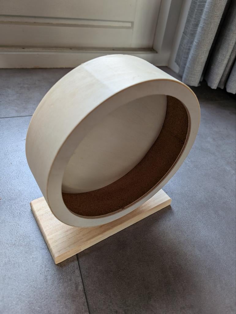 Houten hamster loopwiel, nieuw!, Dieren en Toebehoren, Ophalen of Verzenden, Nieuw, Loopwiel of Rad