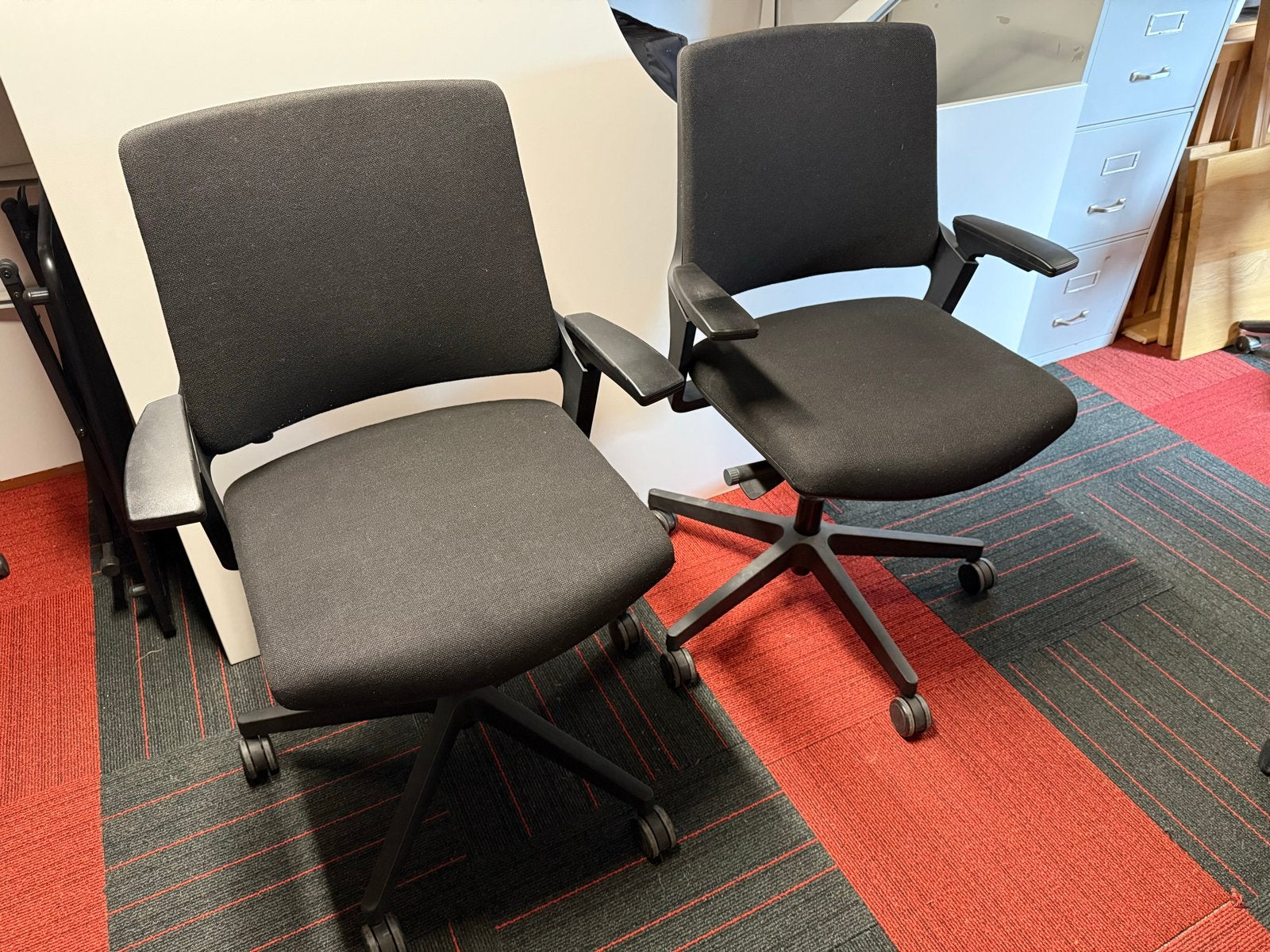 Interstuhl bureaustoel - Zwart, ergonomisch, Gebruikt, Interstuhl, Zwart, Ophalen of Verzenden