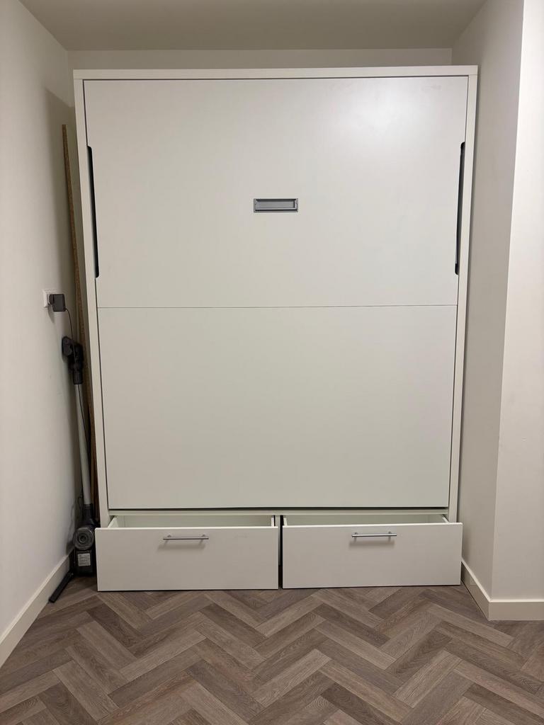 Top murphy bed !, Huis en Inrichting, Slaapkamer | Bedden, Ophalen, Wit, Tweepersoons, Zo goed als nieuw