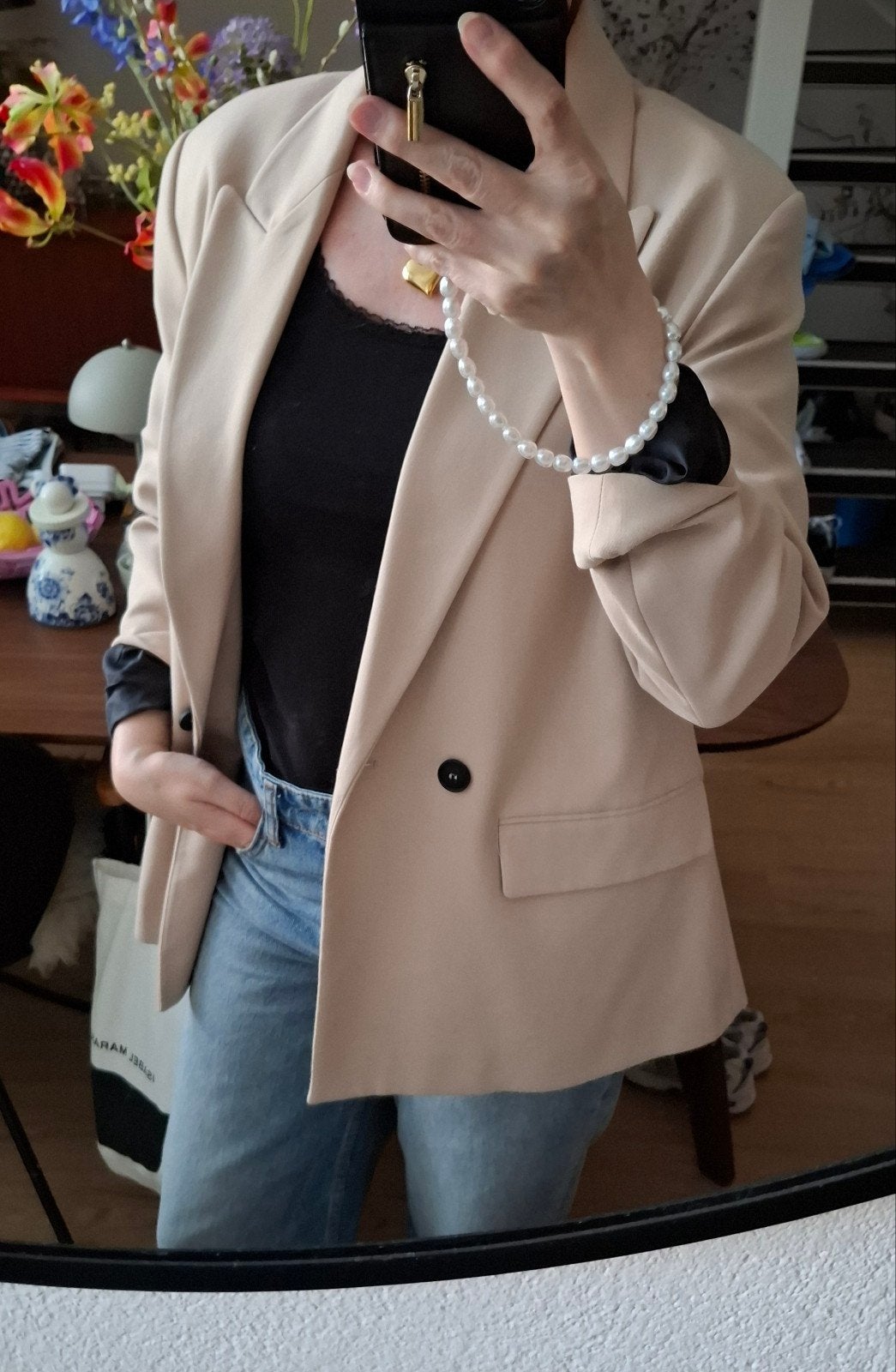 Zara mooie kwaliteit blazer mt small, Kleding | Dames, Ophalen of Verzenden, Zo goed als nieuw, Maat 36 (S), Zwart