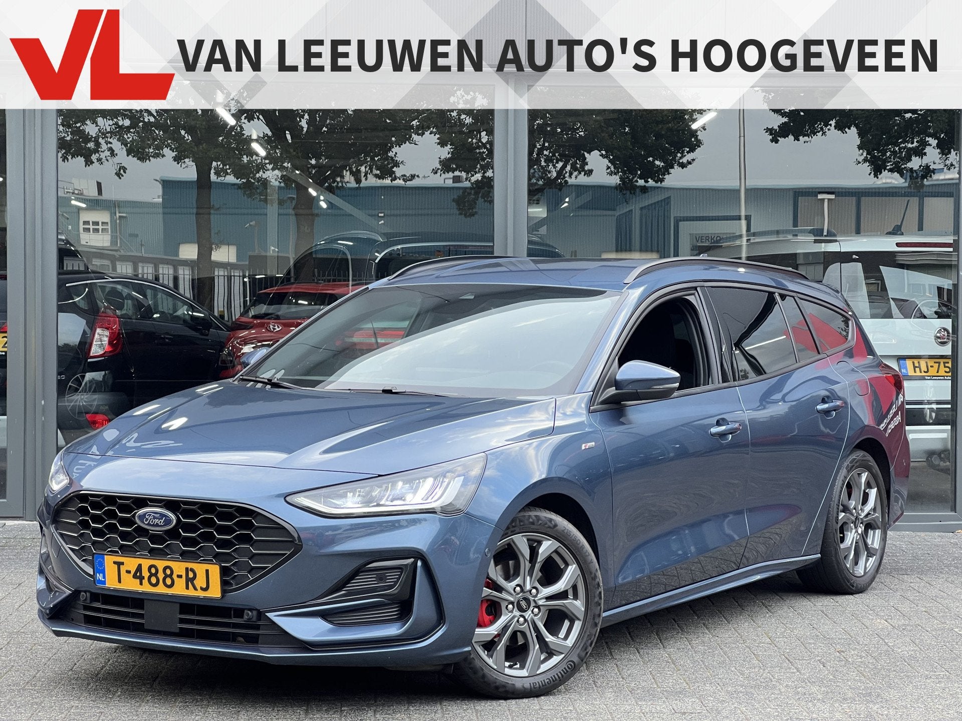Ford FOCUS Wagon 1.0 EcoBoost Hybrid ST Line X | Apple carpl, Auto's, Gebruikt, Met garantie (alle), Blauw, Handgeschakeld