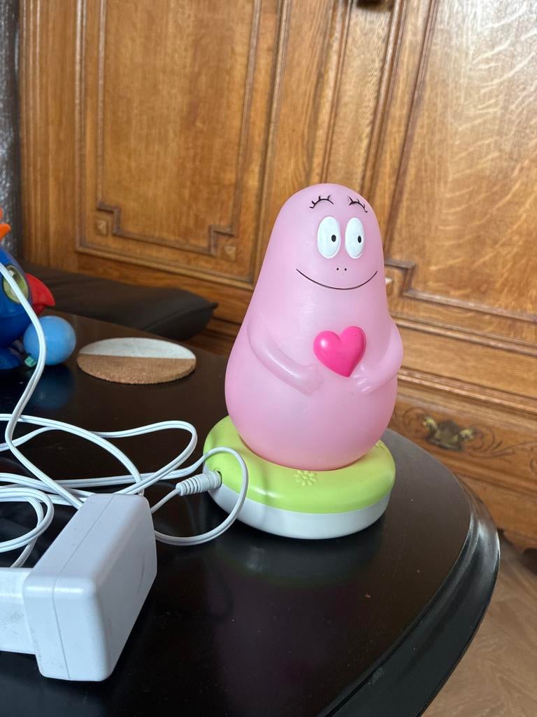 Pabobo Lumilove Barbapapa Nachtlampje Roze, Ophalen, Zo goed als nieuw, Lamp