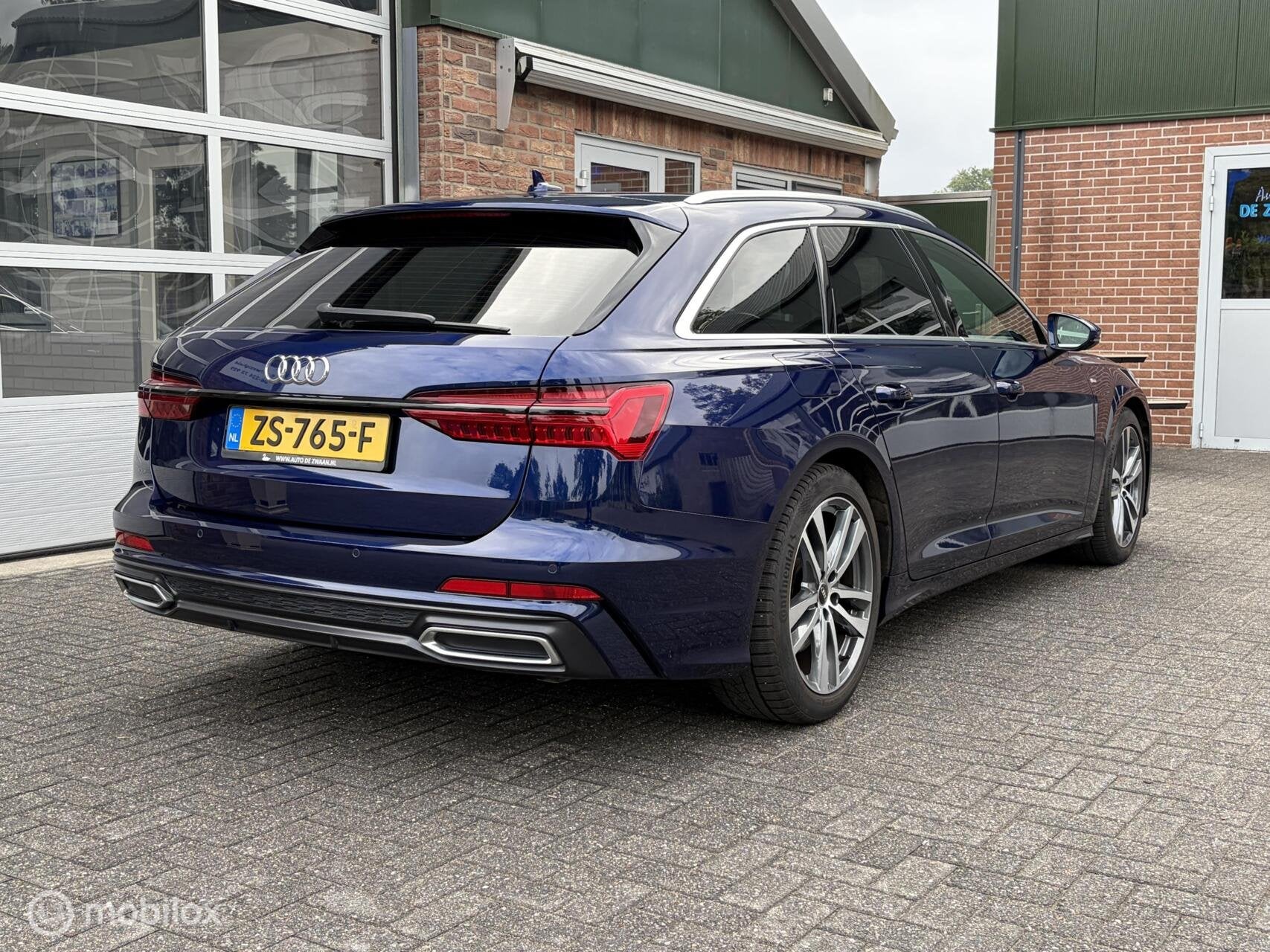 Audi A6 Avant 45 TFSI S edition., Gebruikt, Euro 6, 4 cilinders, Blauw