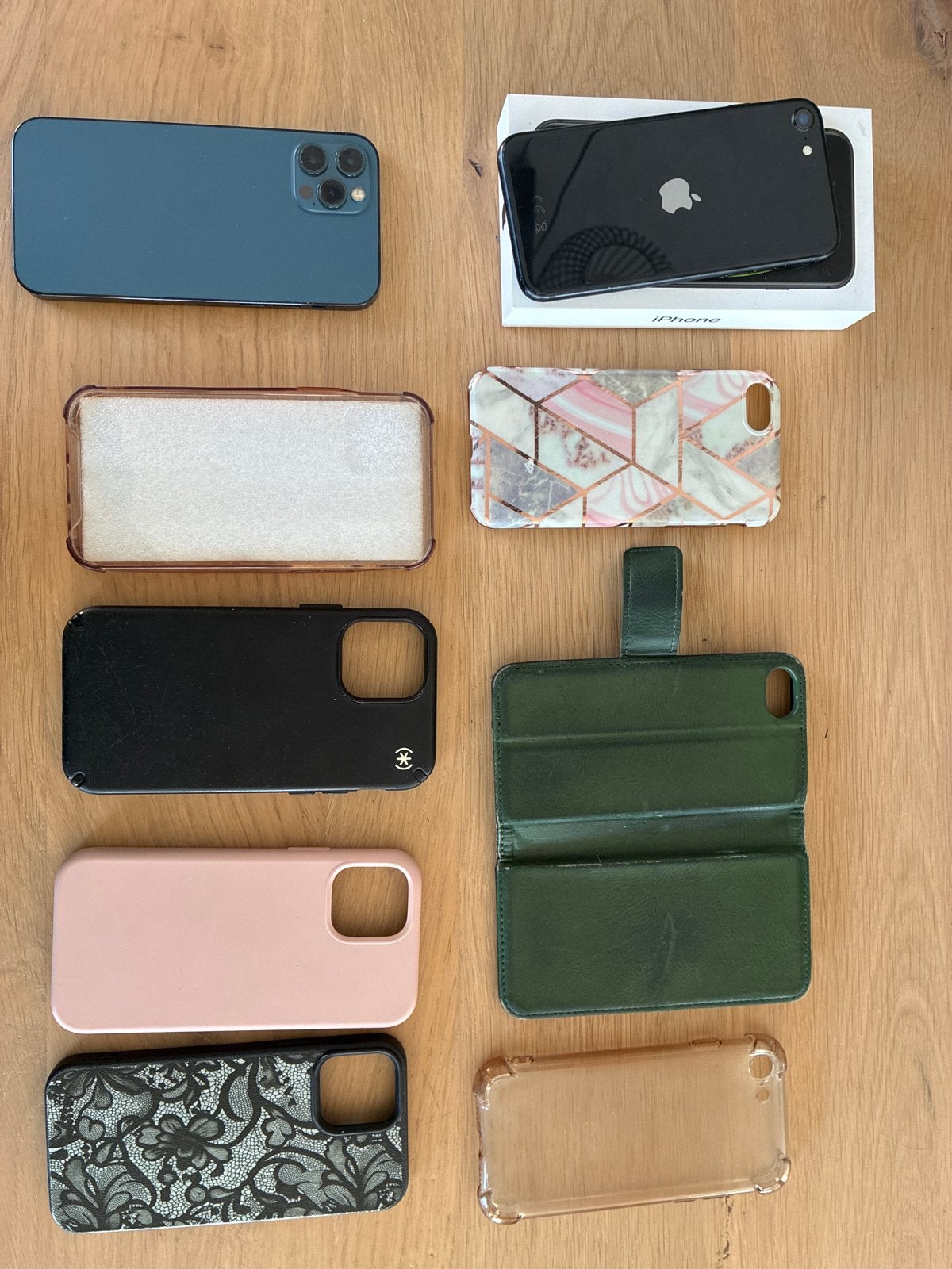 iPhone 12 Pro 128GB pacific blue en Iphone SE 64GB zwart, Telecommunicatie, Mobiele telefoons | Apple iPhone, Ophalen, 128 GB