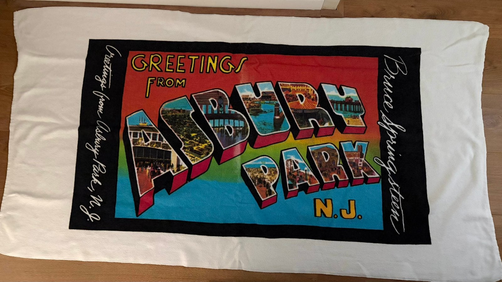 Bruce Springsteen badlaken, Greetings from Asbury Park NJ, Cd's en Dvd's, Overige typen, Ophalen of Verzenden, Classic Rock, Promo