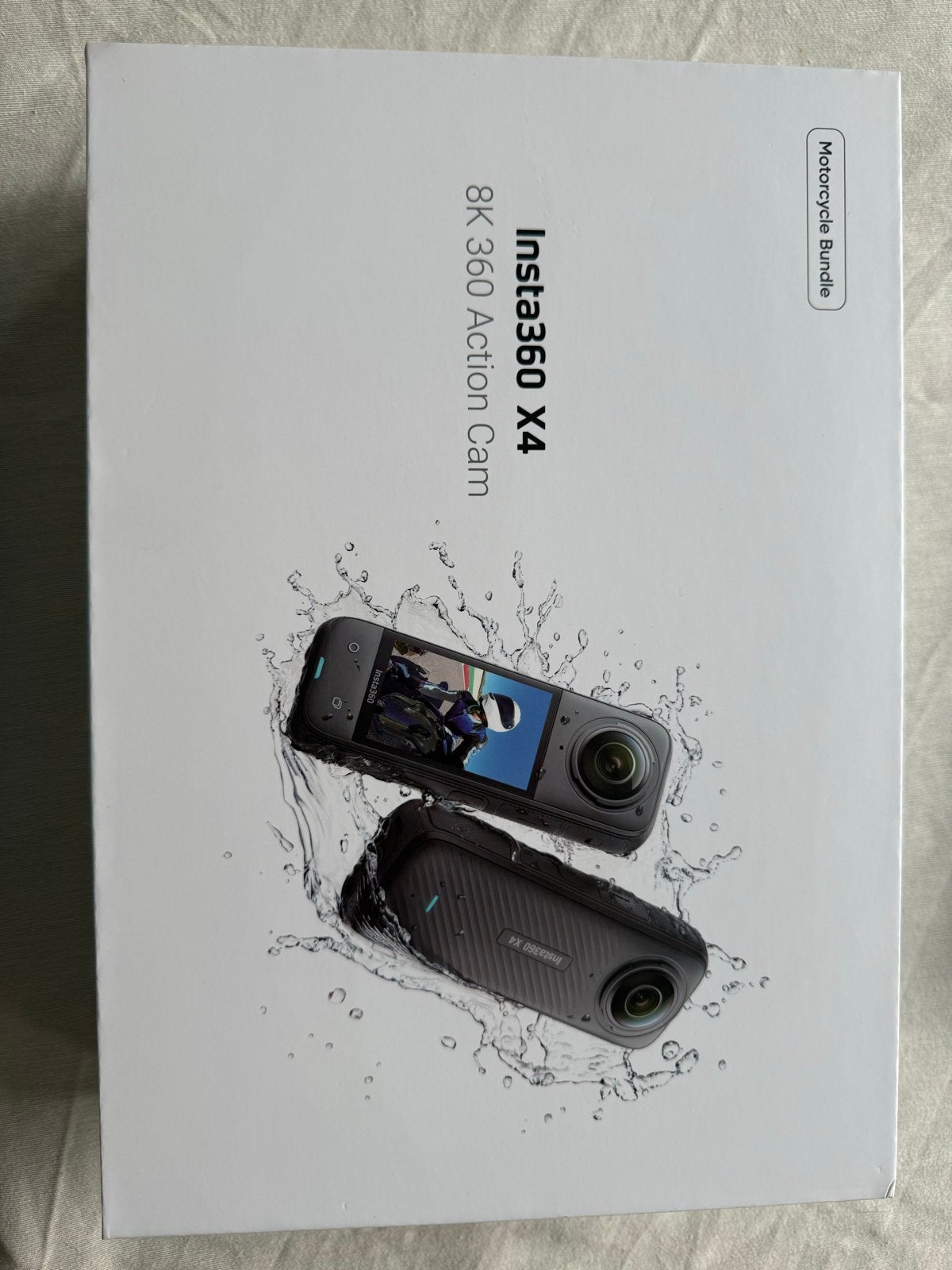 Insta360 X4 8K 360 Actiecamera motorcycle edition, Audio, Tv en Foto, Ophalen, Zo goed als nieuw, Overige merken