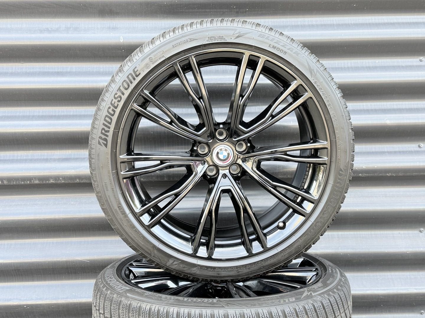 NWE 21” Orig Bmw Styl 726i G01 G02 x3 x4 velgen Winterbanden, Gebruikt, -, -, Banden en Velgen