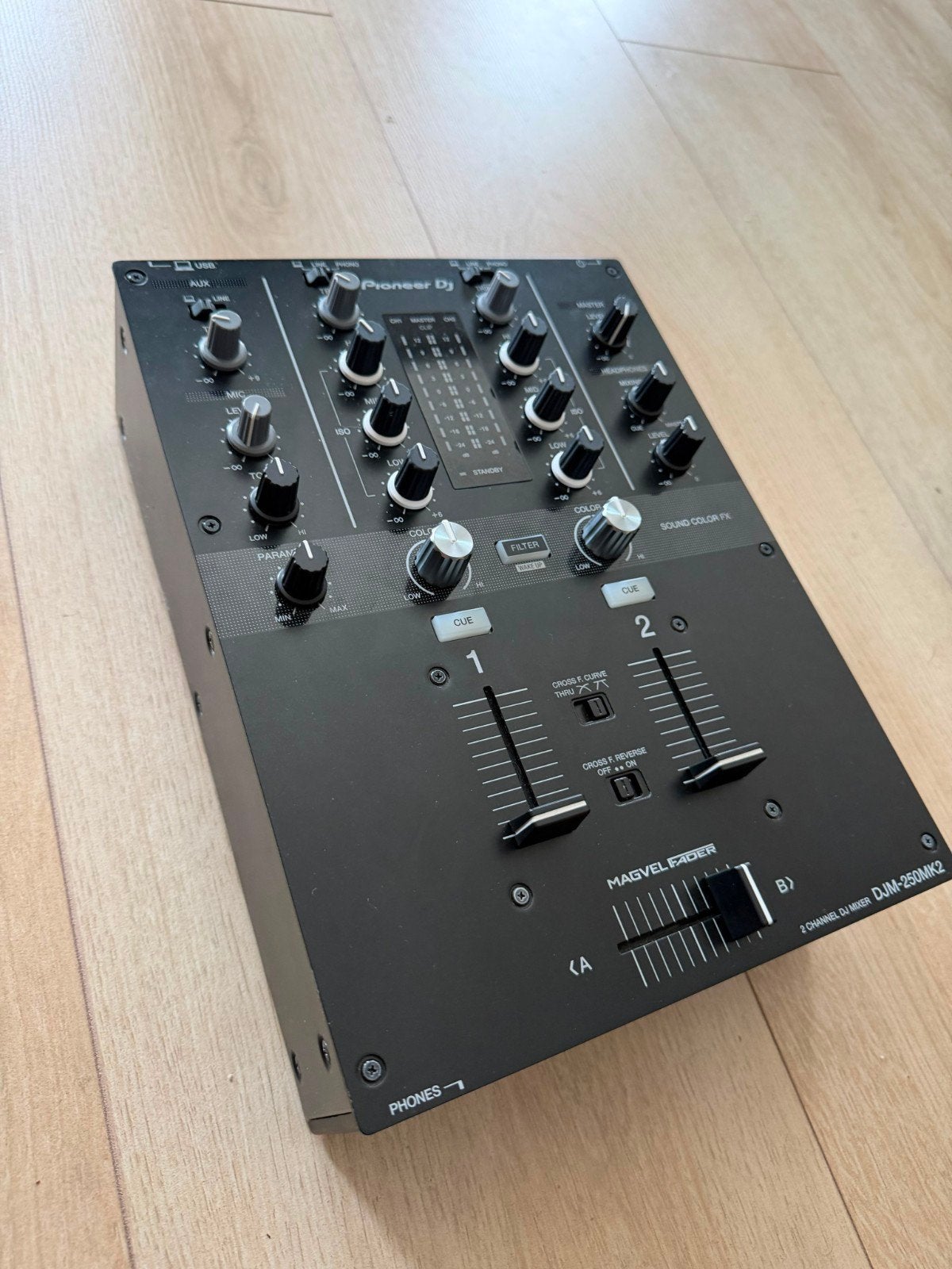 Pioneer DJM-250MK2 DJ Mixer - Compacte 2-kanaals mixer, Muziek en Instrumenten, Ophalen, Gebruikt, Dj-set, Pioneer