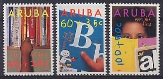 Aruba 97/9 postfris Kinderpostzegels 1991, Ophalen of Verzenden, Postfris