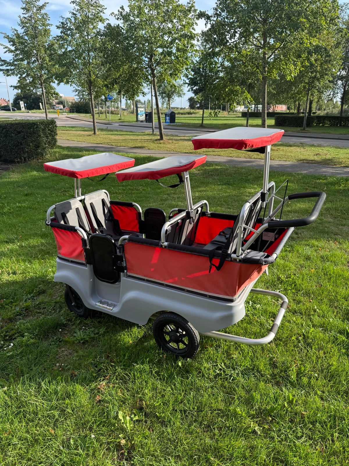 Winther Turtle Kiddybus kinderwagen voor 6 kinderen, Gebruikt, Duowagen, Ophalen, Kinderwagen