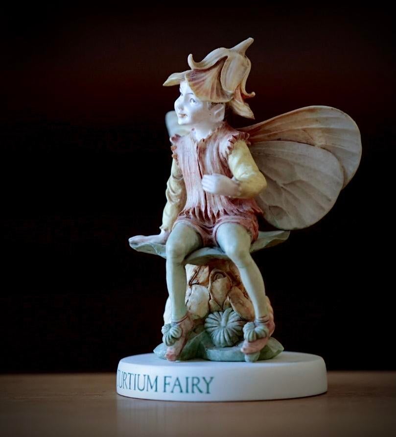 Nasturtium Fairy beeldje - Flower Fairies, Verzamelen, Beelden en Beeldjes, Zo goed als nieuw, Fantasy, Ophalen of Verzenden