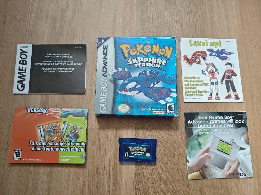 Pokémon Sapphire - Game Boy Advance, Spelcomputers en Games, Games | Nintendo Game Boy, 1 speler, Ophalen of Verzenden, Zo goed als nieuw