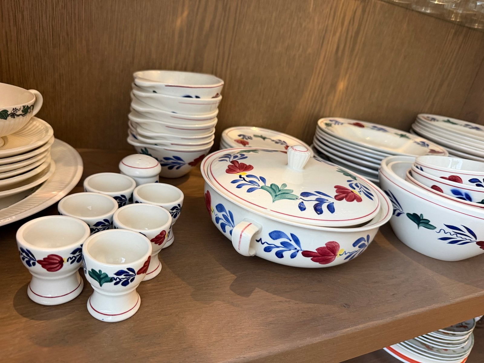 servies Boch Boerenbont voor 2 of 3 euro per stuk, Ophalen, Keramiek, Landelijk/Boerenbont, Zo goed als nieuw