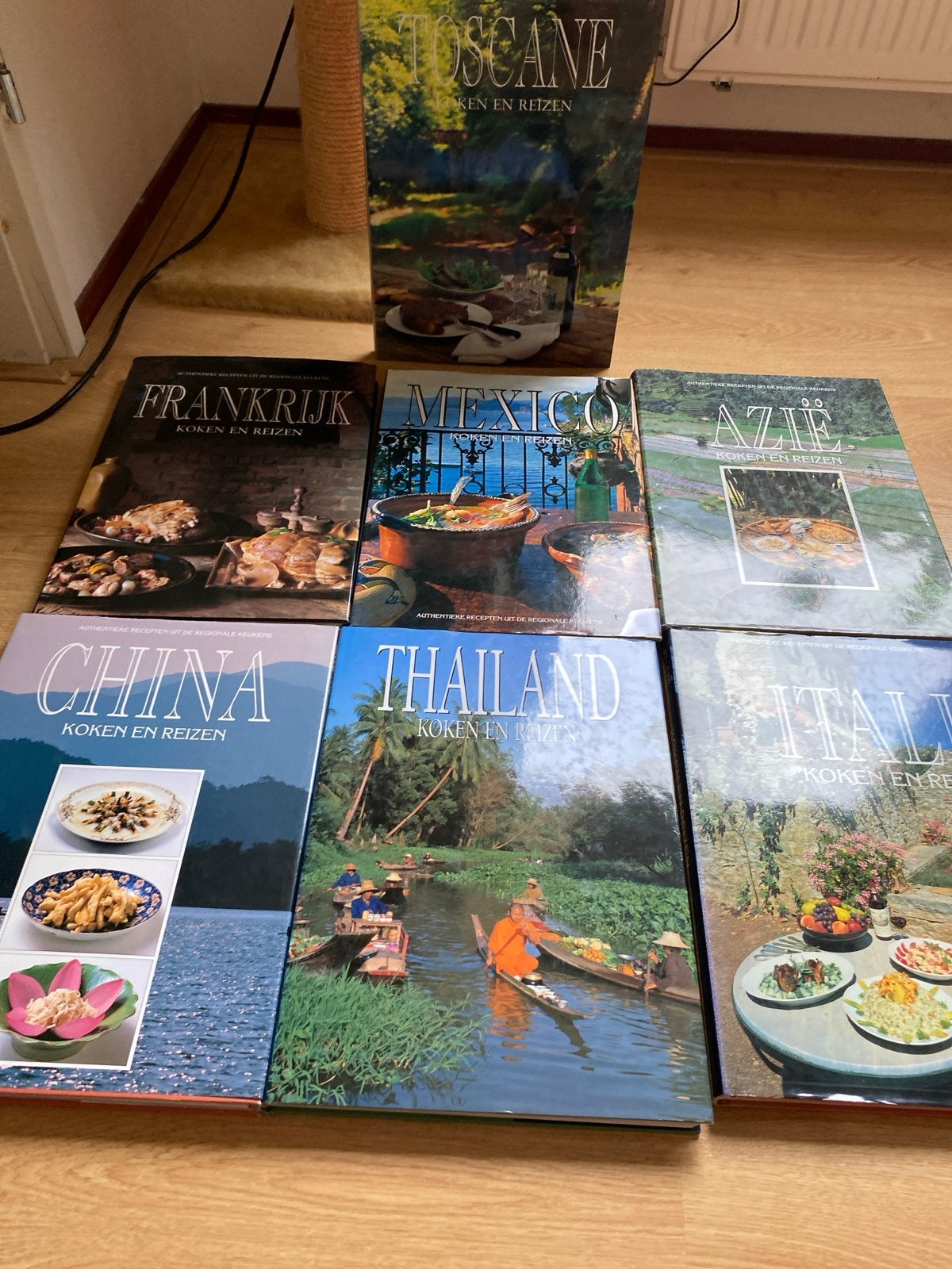 Kookboeken Koken en Reizen: Italië, Frankrijk, Mexico, Azië, Boeken, Kookboeken, Ophalen of Verzenden, Zo goed als nieuw, Europa