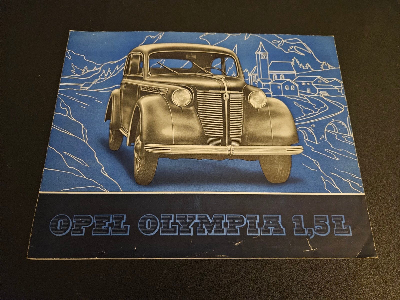 Brochure Opel Olympia 1.5L 1938, Ophalen of Verzenden, Zo goed als nieuw, Opel