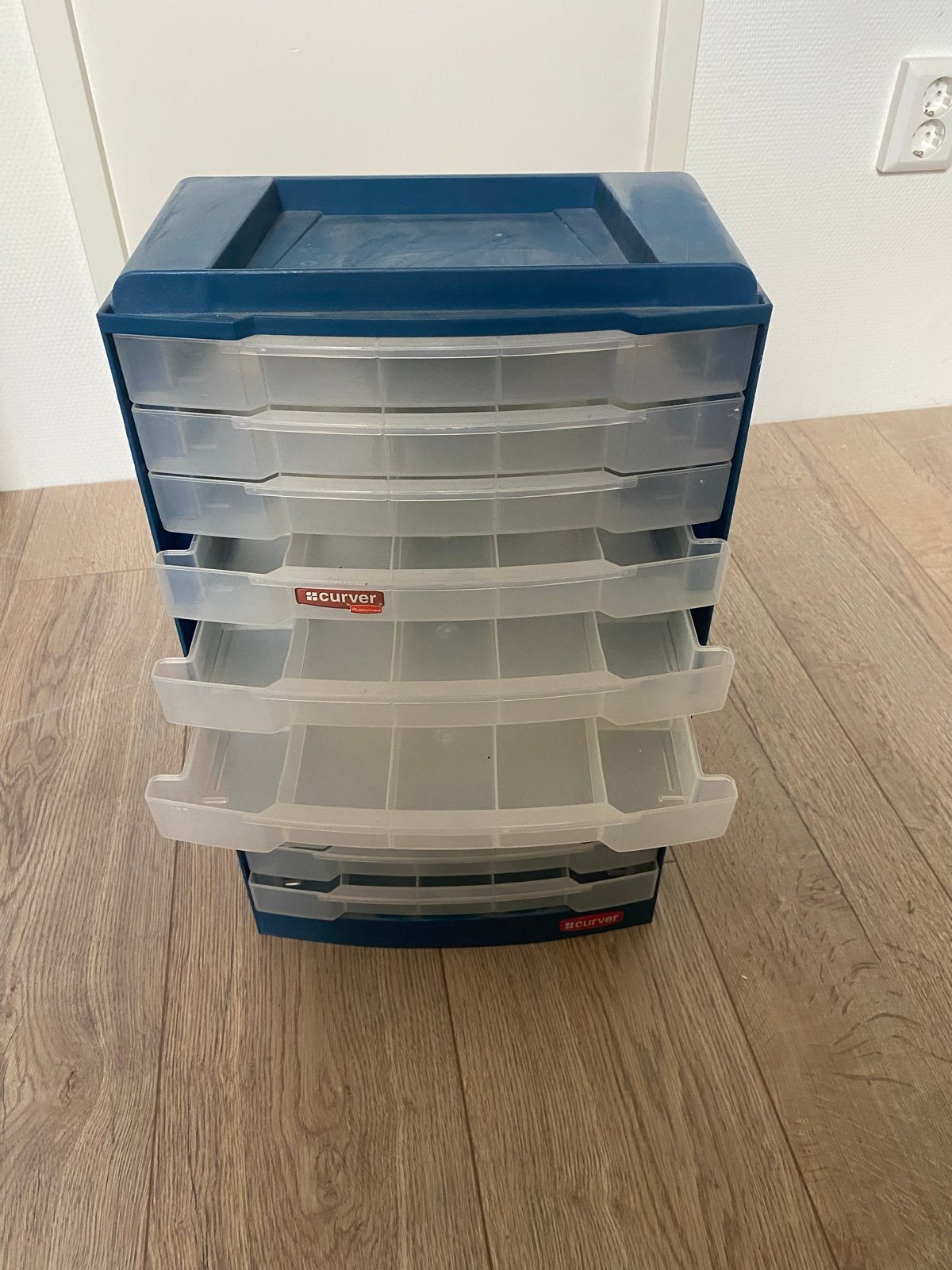 Handig ladekastje met 10 transparante laden, Ophalen, Gebruikt, 5 laden of meer, Minder dan 25 cm