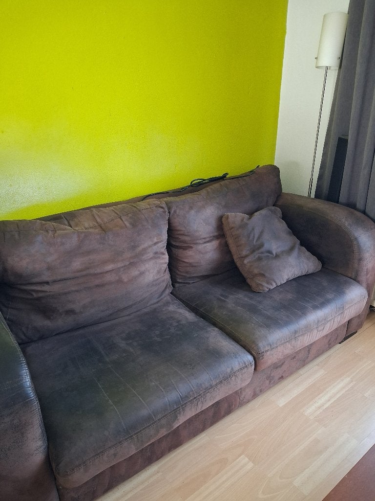 Bank, Huis en Inrichting, Ophalen, Gebruikt, 100 tot 125 cm, 150 tot 200 cm