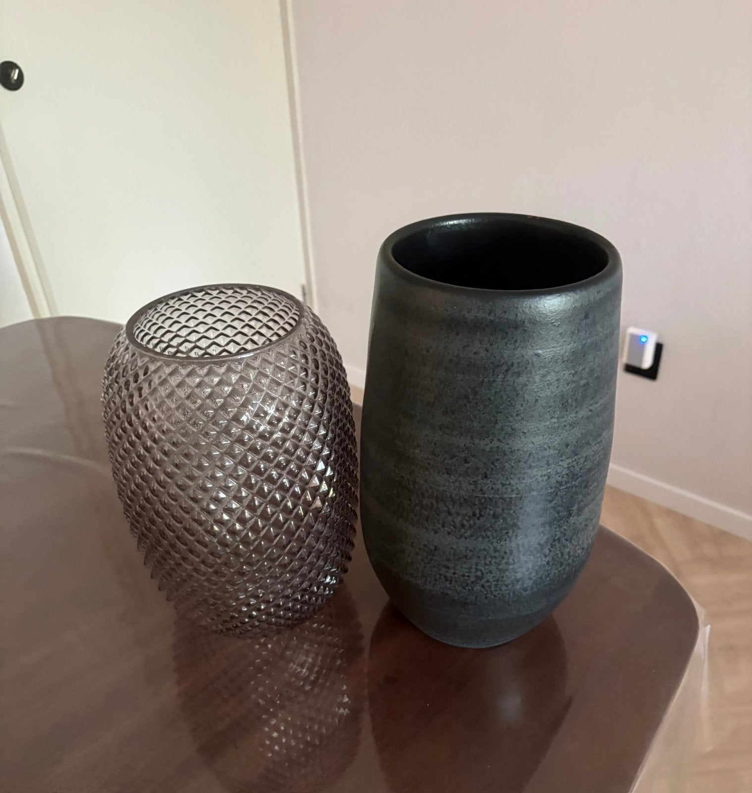 Twee leuke vazen., Ophalen, Zo goed als nieuw, Overige kleuren, Glas