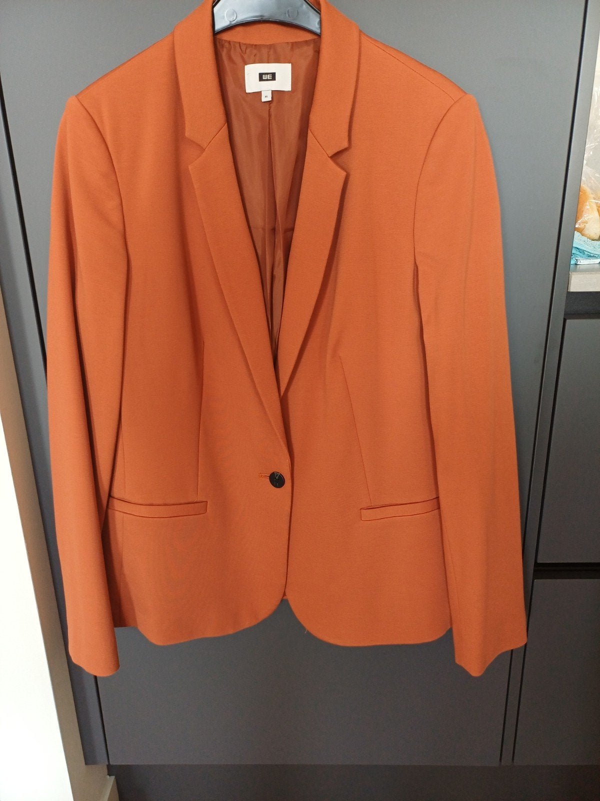 WE blazer roestbruin/terracotta, XL/42 - Zo goed als nieuw, Bruin, WE, Maat 42/44 (L), Ophalen of Verzenden
