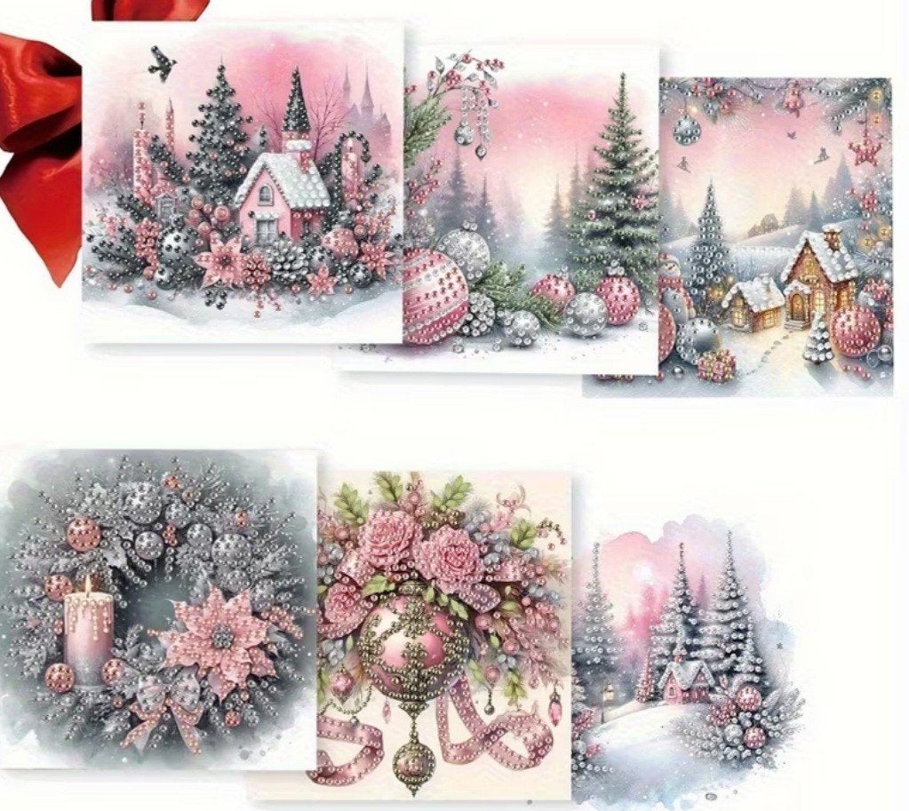 Diamond painting kerstkaarten, Ophalen of Verzenden, Nieuw, Kerst, Overige typen