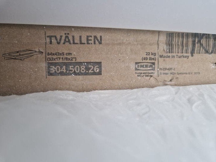 Nieuwe IKEA Tvallen wastafel met kast (zonder deuren), Huis en Inrichting, Badkamer | Badkamermeubels, Nieuw, Minder dan 100 cm