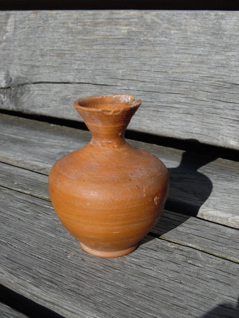 Bodemvondst Gallo-Romeins Aardewerken Balsamarium Parfumfles, Ophalen