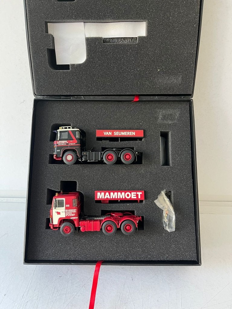 WSI 9936 Scania 141 set Mammoet / Van Seumeren schaal 1:50, Ophalen of Verzenden, Nieuw, Bus of Vrachtwagen, Wsi