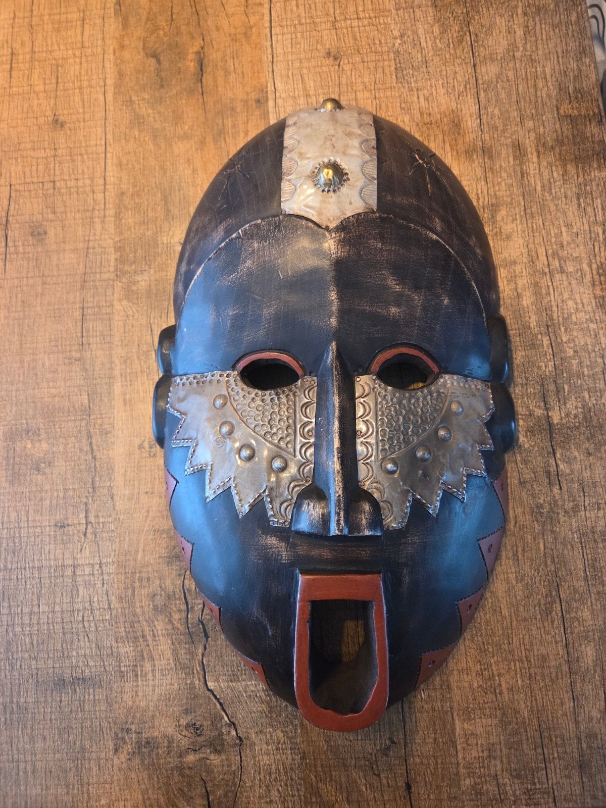 6x Handgemaakte Sier Maskers uit Ghana, Ophalen of Verzenden