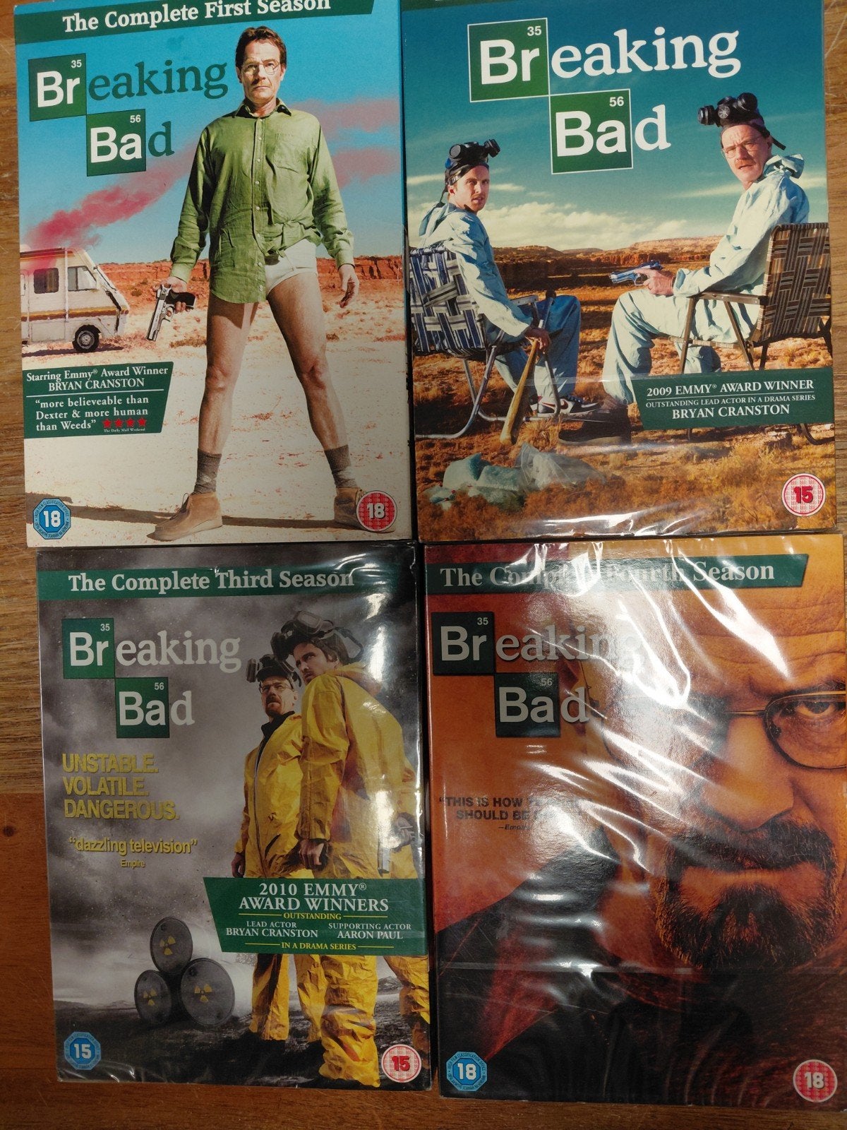 Breaking Bad Seizoen 1-4 dvd Boxset NIEUW!, Engels, Vanaf 16 jaar, Misdaad, Nederlands