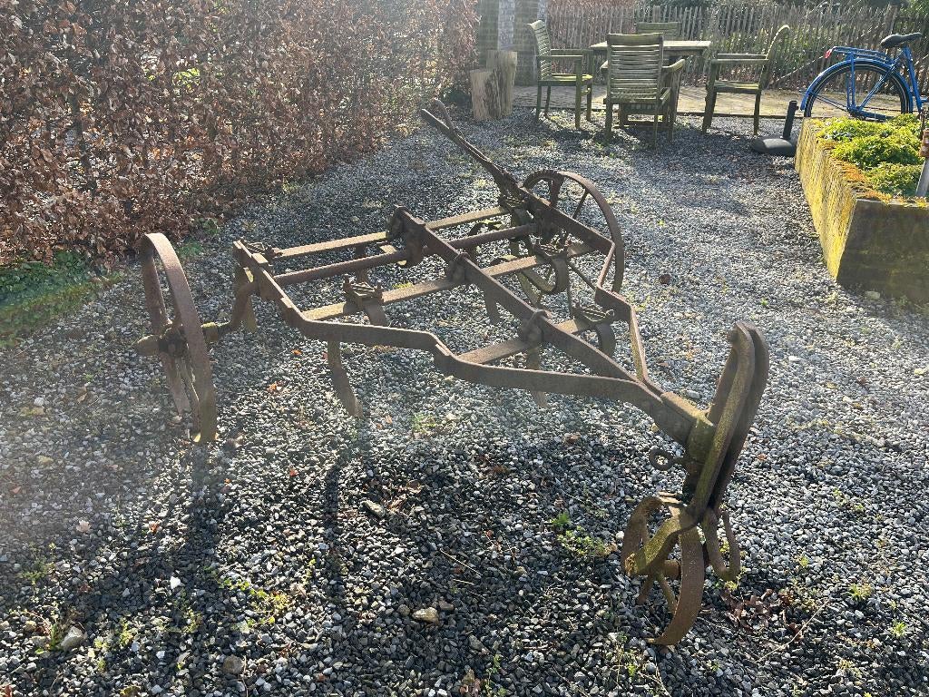 antiek landbouwgereedschap cultivator, Antiek en Kunst, Antiek | Gereedschap en Instrumenten, Ophalen