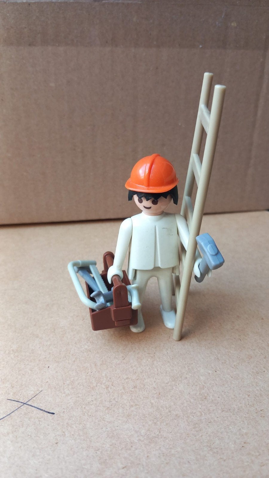 Playmobil 3311 bouwvakker met ladder, Kinderen en Baby's, Speelgoed | Playmobil, Complete set, Ophalen of Verzenden, Zo goed als nieuw