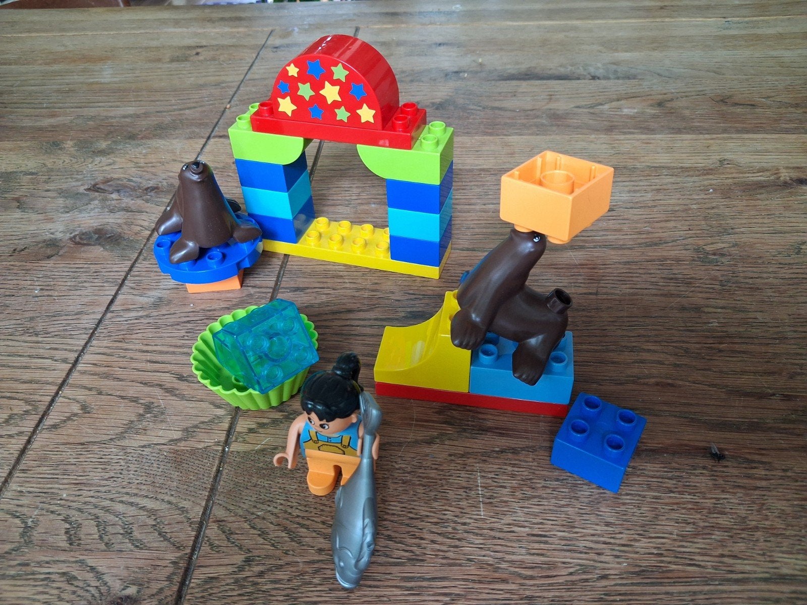 Duplo Circus show met zeeleeuwen, Ophalen of Verzenden, Zo goed als nieuw, Duplo