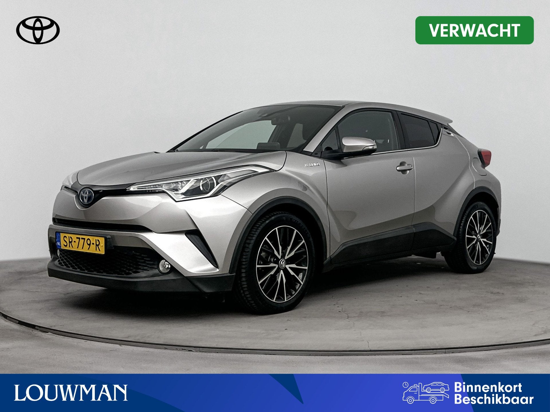 Toyota C-HR 1.8 Hybrid Dynamic | Trekhaak | Stoelverwarming, Auto's, 12 maanden, Stof, 4 cilinders, 122 pk