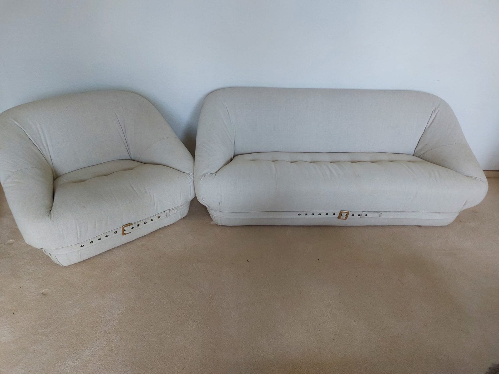 Bankstelletje voor kleine mensen, Huis en Inrichting, Banken | Sofa's en Chaises Longues, Ophalen, Gebruikt, Driepersoons, Minder dan 150 cm