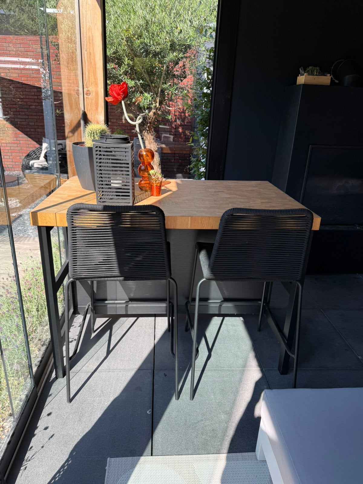 Ikea keukeneiland incl. 2 bar krukken, Huis en Inrichting, Barren, Ophalen, Gebruikt, Inclusief barstoelen