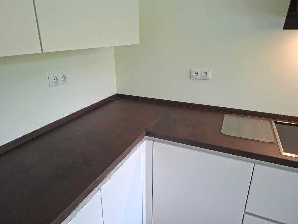 Keramisch keukenwerkblad, Huis en Inrichting, Keuken | Keukenelementen, Ophalen, Overige kleuren, Zo goed als nieuw, 200 cm of meer