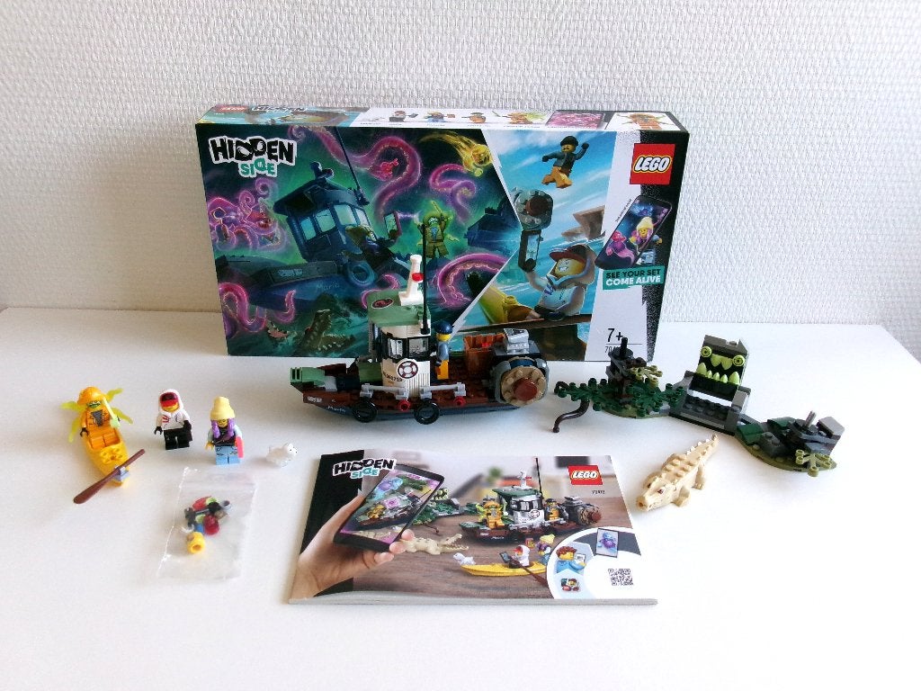 Lego Hidden Side 70419 Schipbreuk Met Garnalenboot uit 2019, Overige thema's, Lego, Ophalen of Verzenden, Zo goed als nieuw
