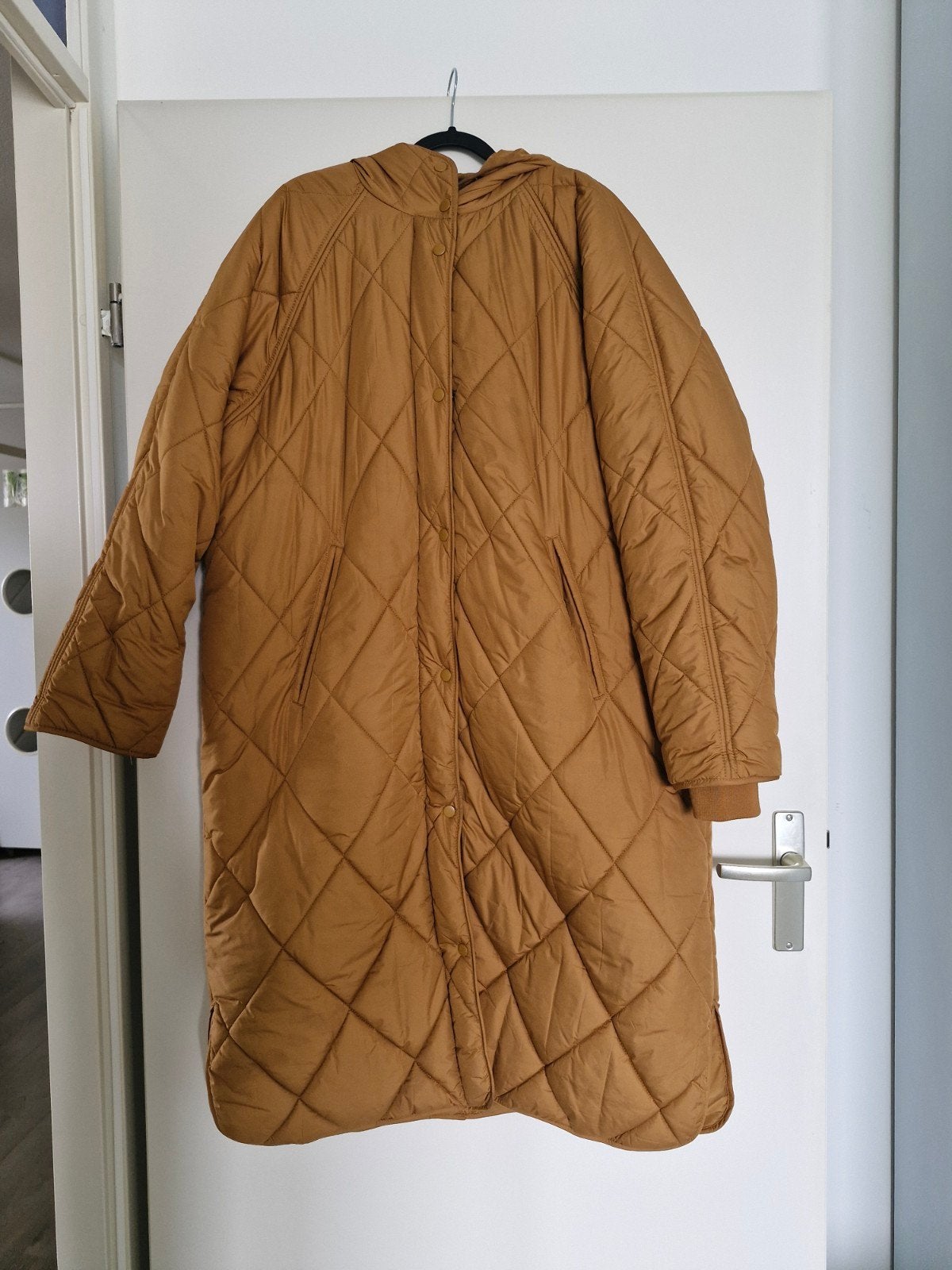 gewatteerde winterjas, kuitlengte, Kleding | Dames, Overige kleuren, Maat 46/48 (XL) of groter, Ophalen of Verzenden, Zo goed als nieuw