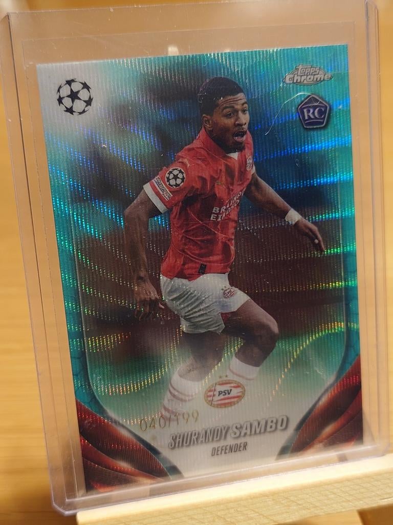 Topps Chrome Shurandy Sambo PSV Eindhoven RC /199, Verzenden, Zo goed als nieuw