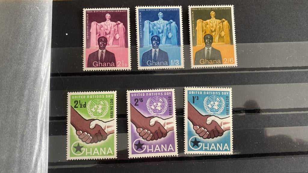 Postzegel kavel ghana, Ophalen of Verzenden, Buitenland