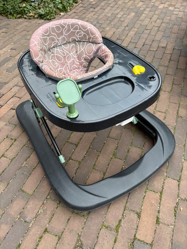 Loopstoel, Ophalen, Gebruikt, Babygym, Met wieltjes